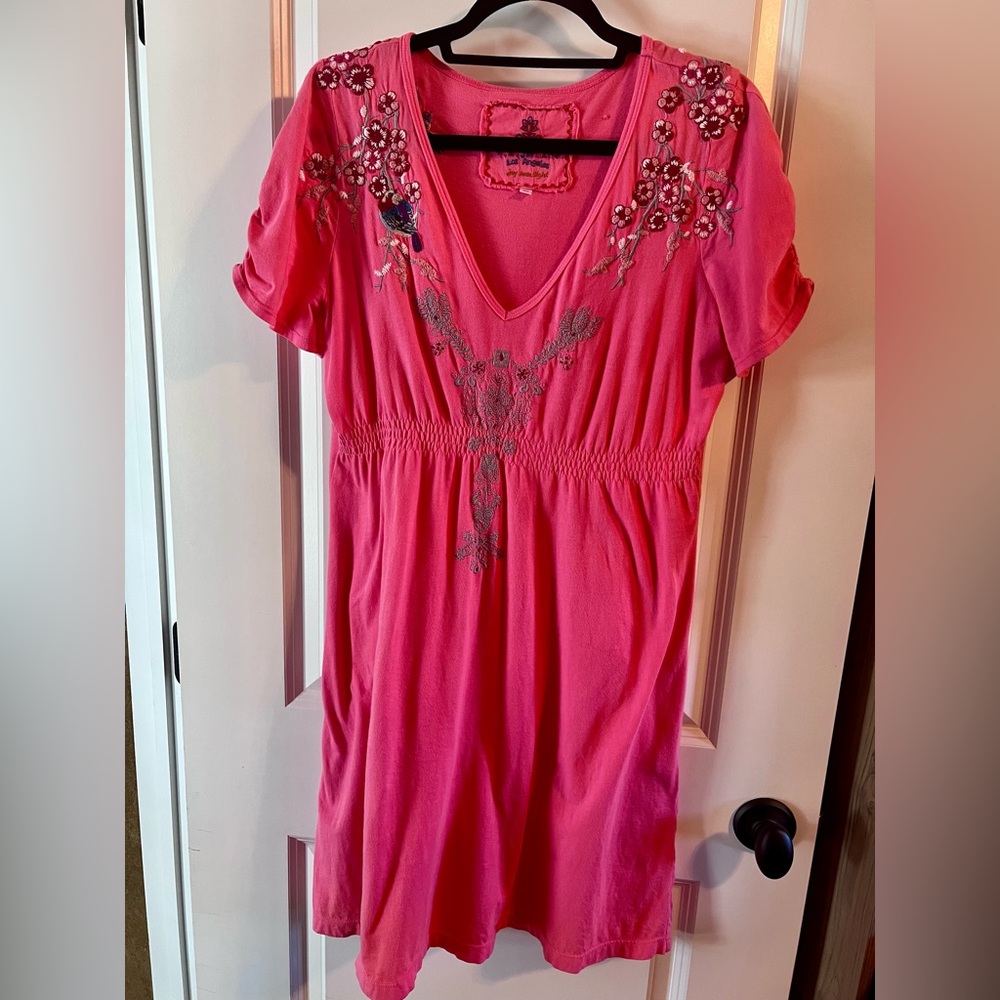 Johnny Was Pink/Coral  Dress